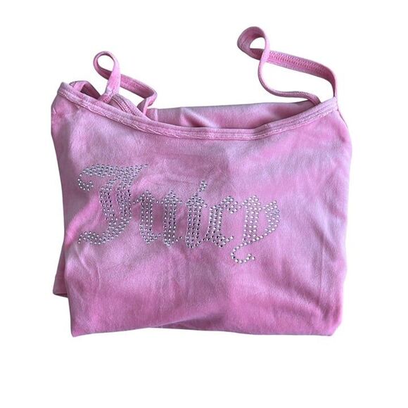 Juicy Couture Pink Velour Rhinestone Logo Romper Womens Plus Size Loungewear Sle - Picture 12 of 12
